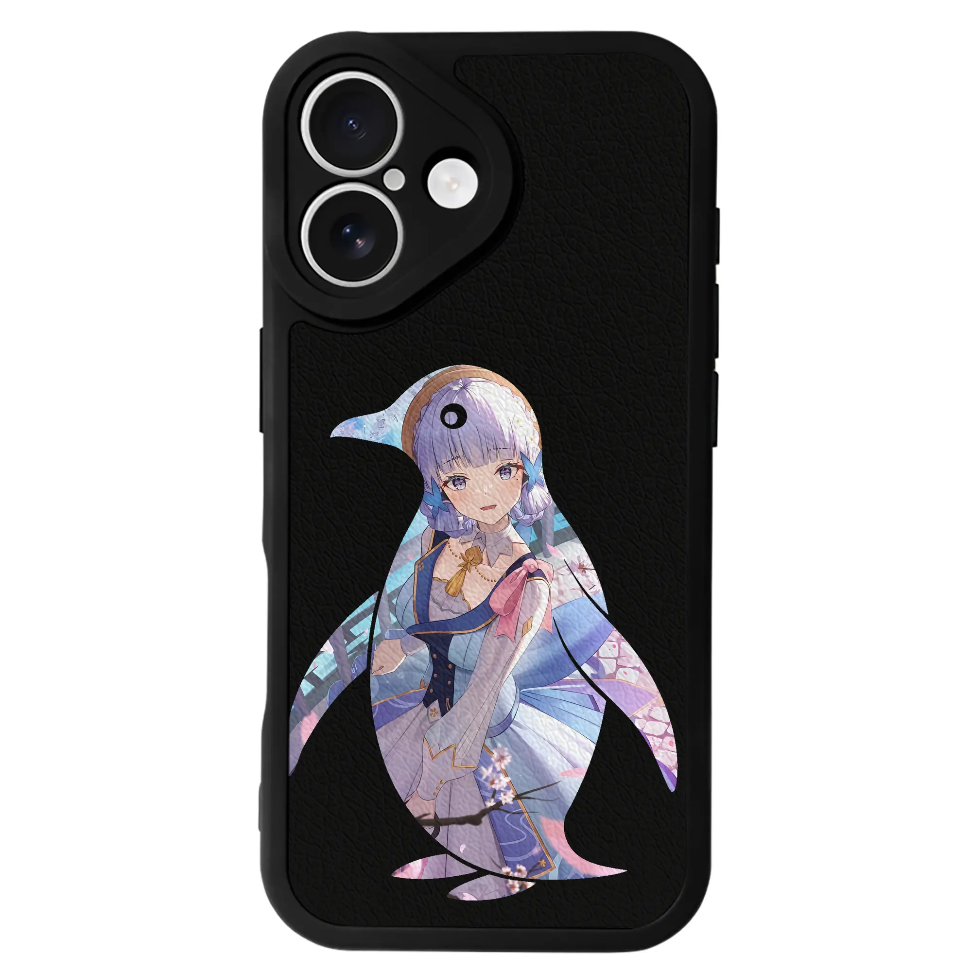 原 神 グッズ 神里綾華 - IPhone 16シリーズ対応 ・ シリコンスマホケース ・ レザー調 ・ 高精度フィット ・ 耐衝撃 ・ ワイヤレス充電対応 ・ 精密カット